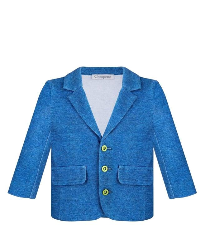 choupette kids blue phantom comfort fit blazer
