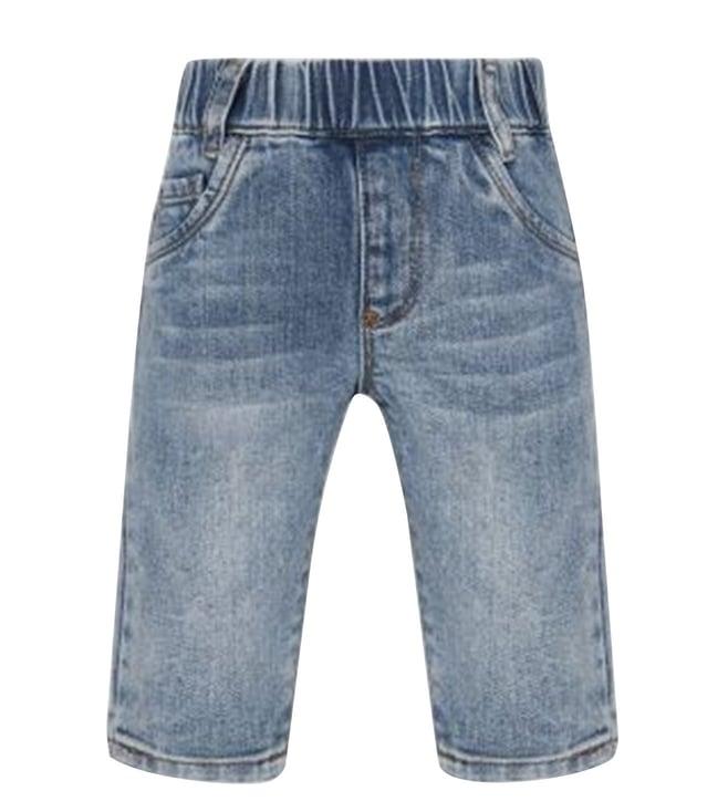choupette kids blue relaxed fit jeans