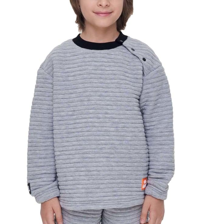 choupette kids grey melange relaxed fit sweatshirt