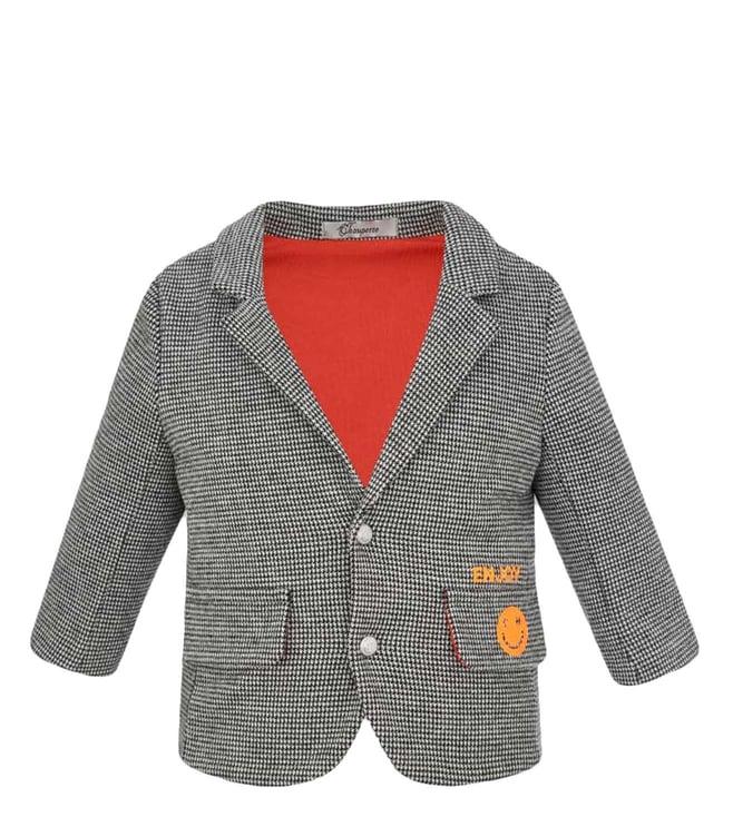 choupette kids grey relaxed fit baby blazer