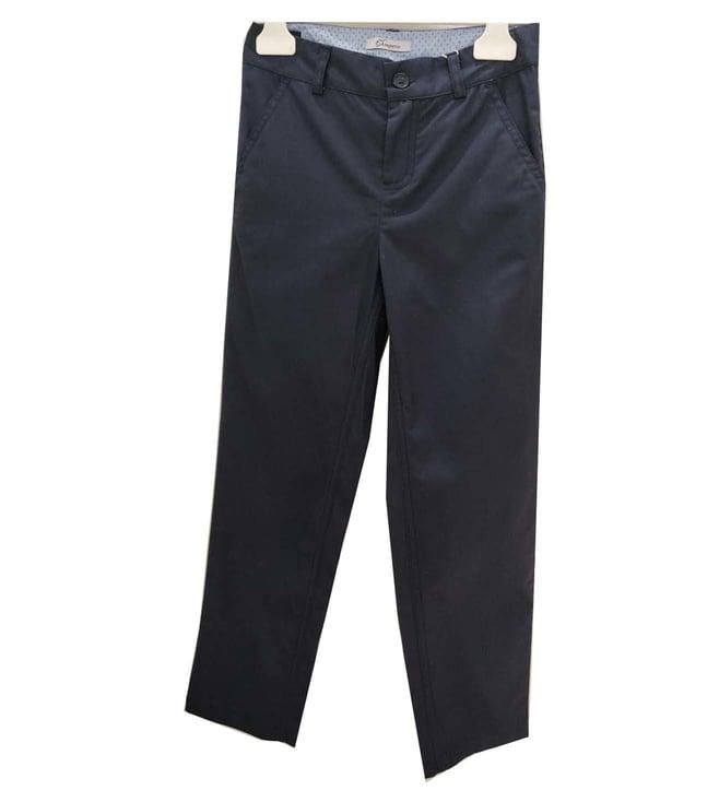 choupette kids navy relaxed fit chinos