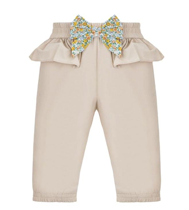 choupette kids sandy hand made comfort fit trousers