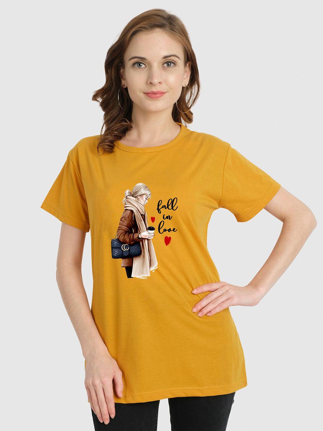 chozi graphic printed cotton t-shirt
