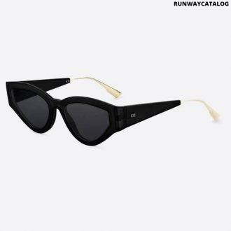 christian dior insideout squared sunglasses in black acetate