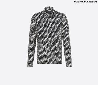 christian dior | monogram long sleeves cotton logo luxury shirts