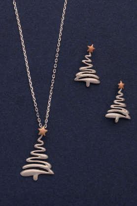 christmas tree necklace set