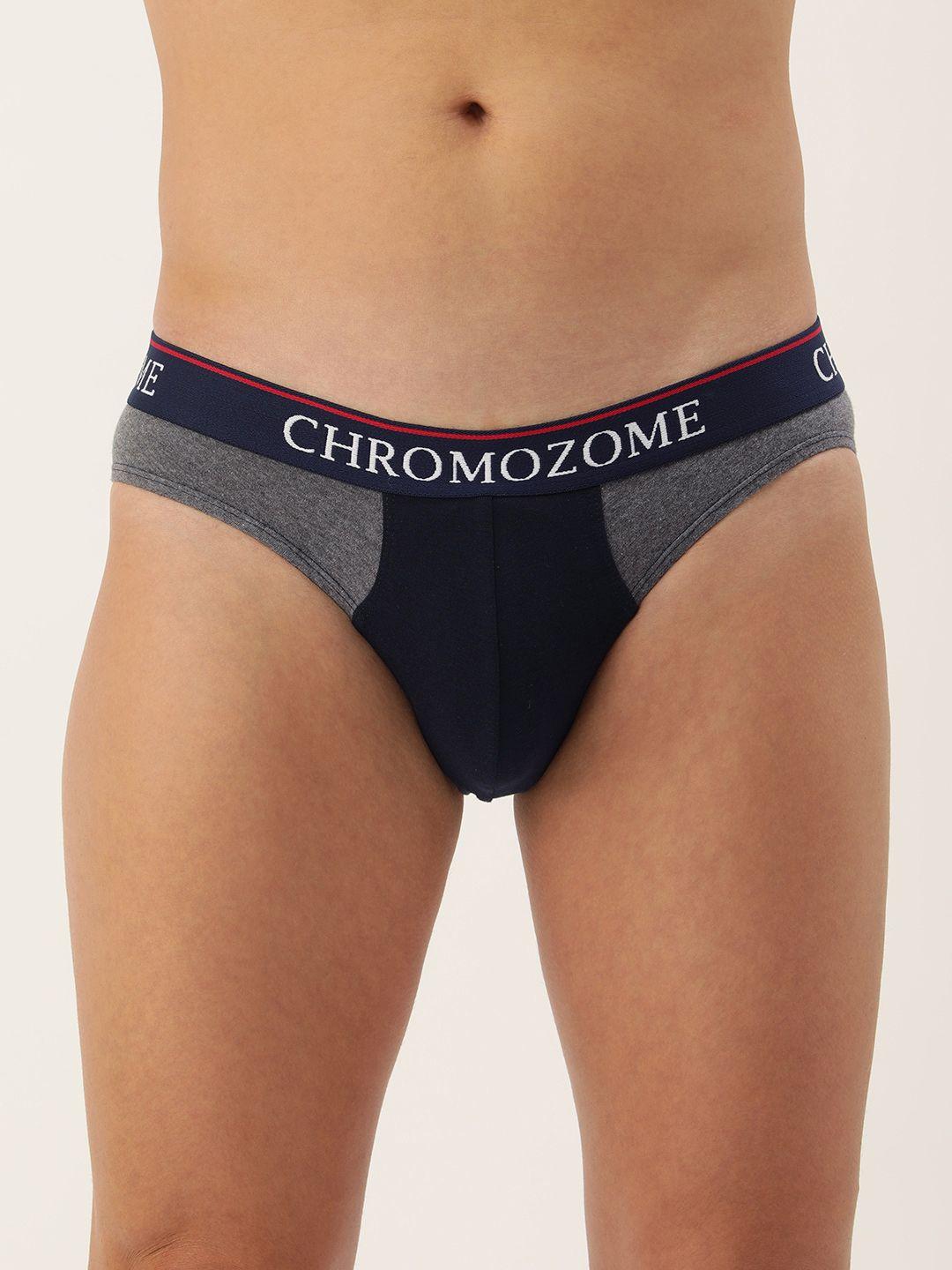 chromozome men colourblocked mid-rise briefs 8902733647069