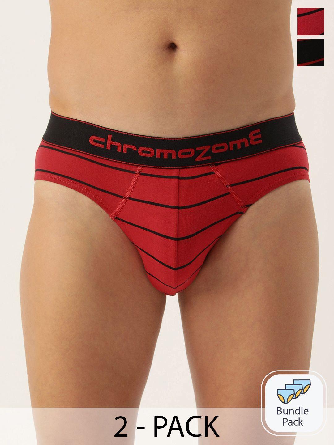 chromozome men pack of 2 mid-rise briefs 8902733649261