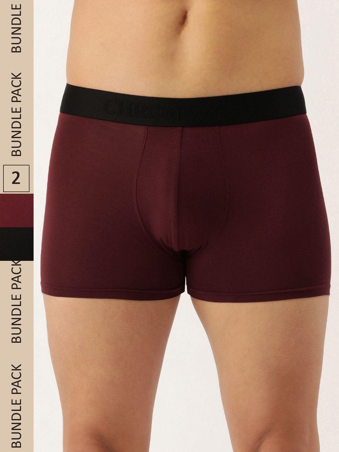 chromozome men pack of 2 ultra premium micro-modal trunks 8902733628679