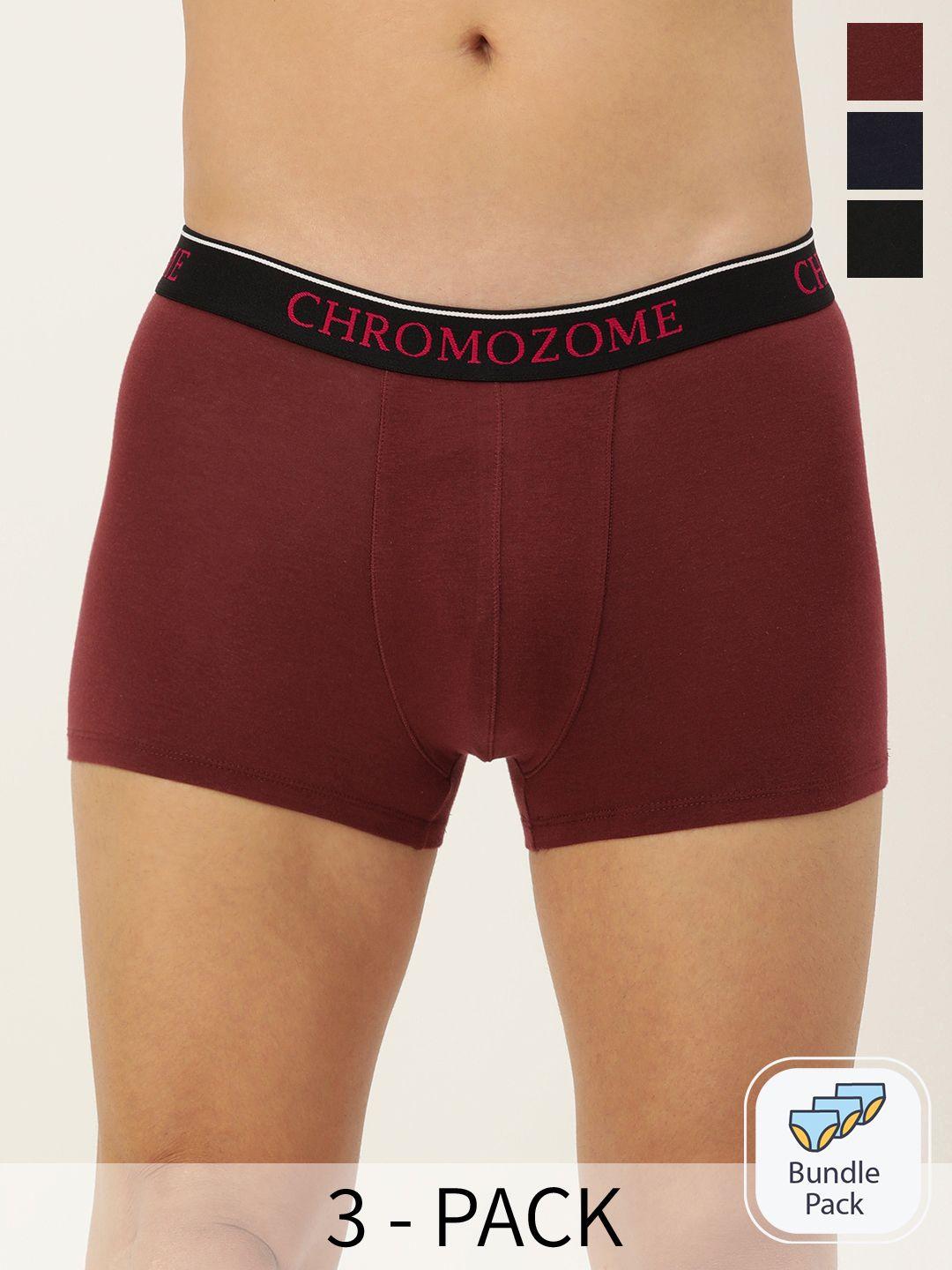 chromozome men pack of 3 mid-rise trunks 8902733650724