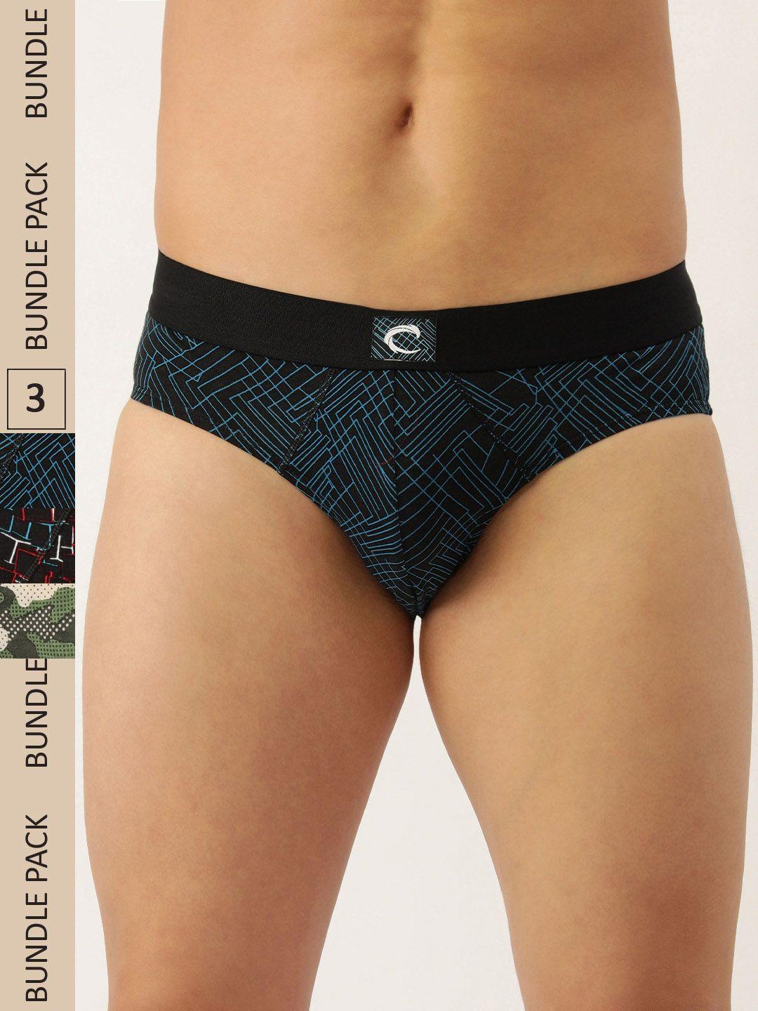 chromozome men pack of 3 premium printed briefs 8902733621892-multi 10