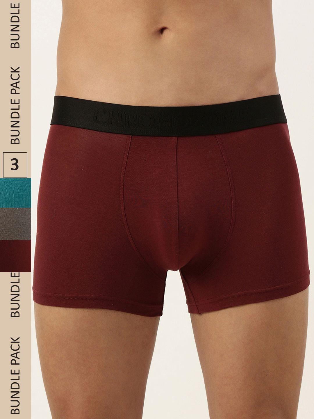 chromozome men pack of 3 ultra-premium micro-modal trunks 8902733629119