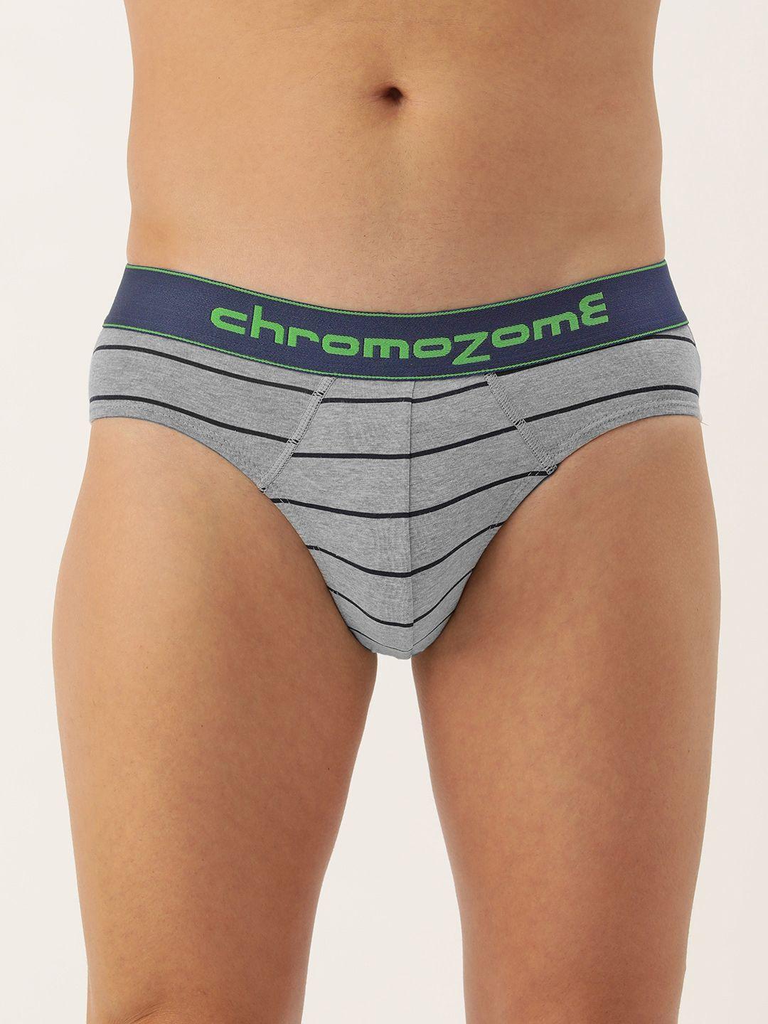 chromozome men striped mid-rise briefs 8902733648981