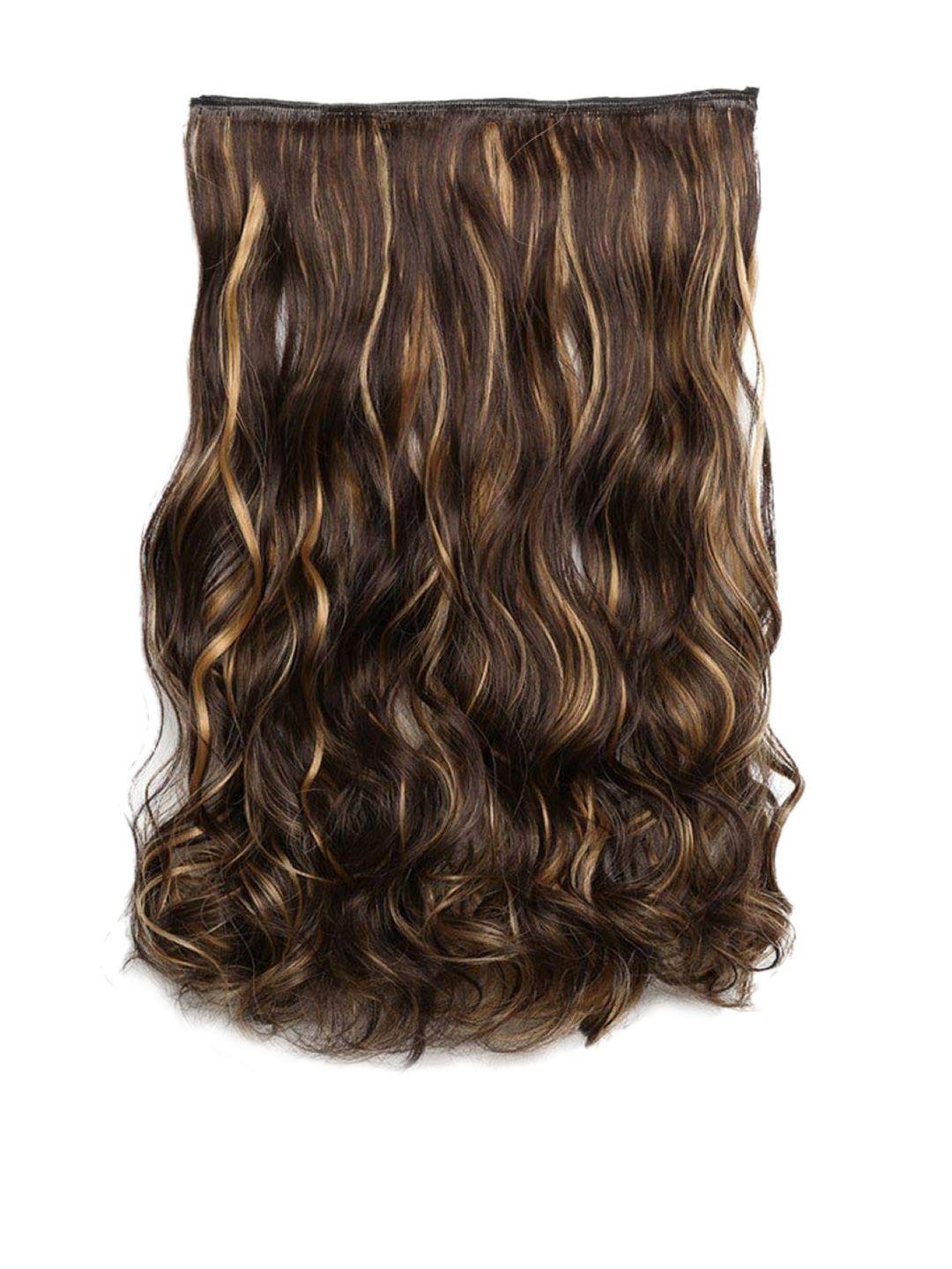 chronex synthetic 5 clips based highlighted curly hair extension