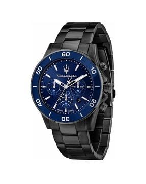 chronograph watch with metallic strap-r8873600005