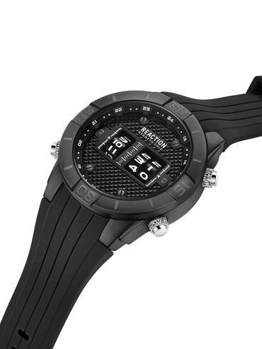 chronograph black silicone strap watch for mens - krwgq9006002