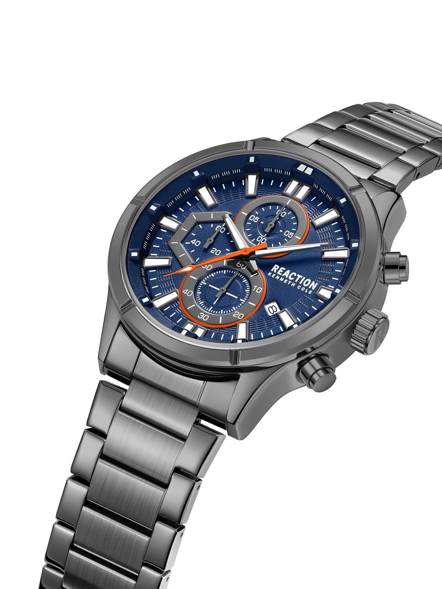 chronograph gun stainless steel bracelet watch for mens - krwgi9006803
