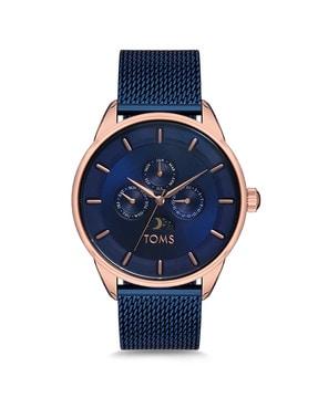 chronograph watch with metallic strap-tm11002c-t