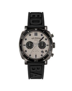 chronograph watch with silicone strap-bkpcnf204