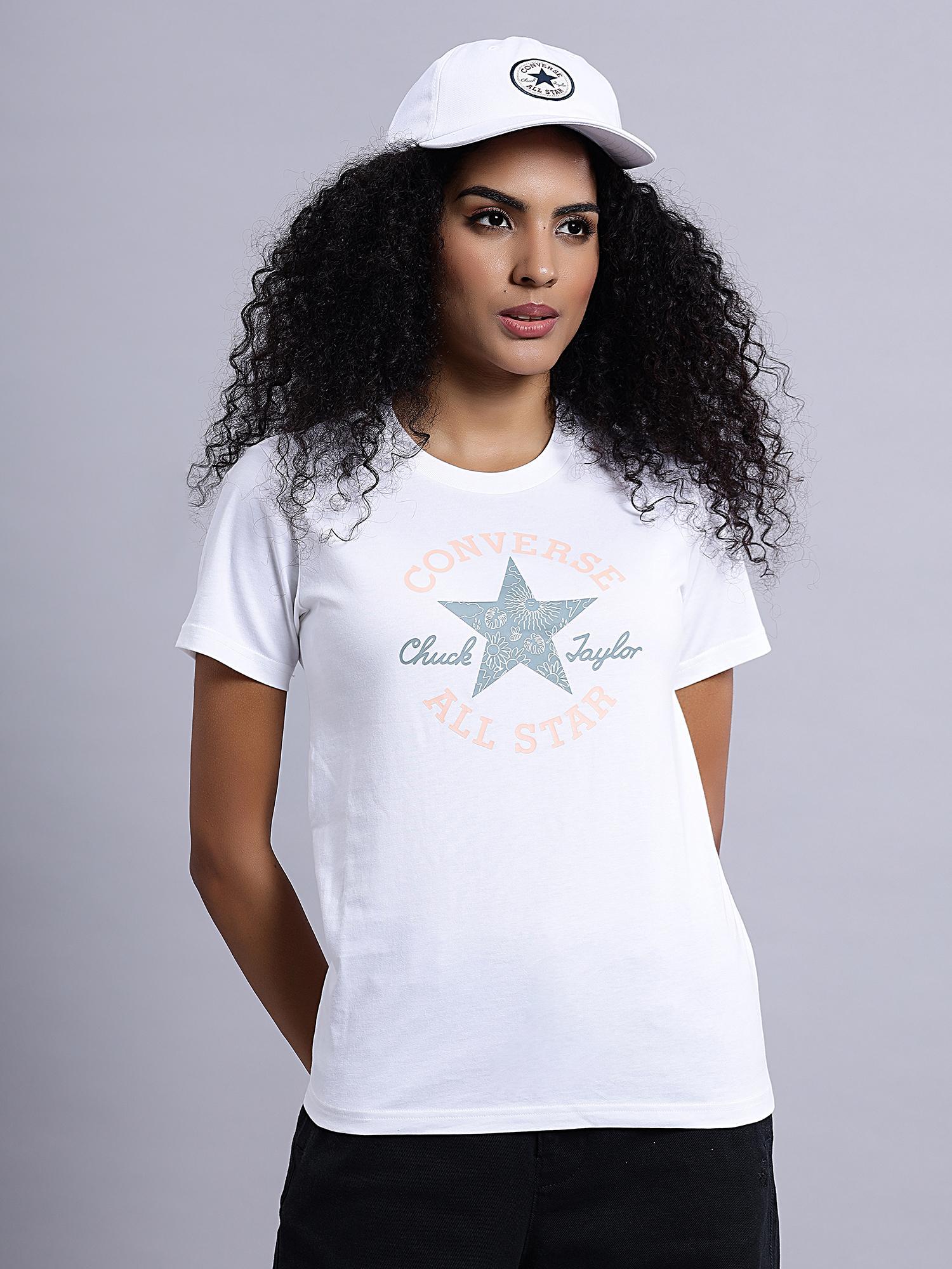 chuck taylor patch white t-shirt