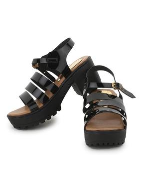 chunky heeled sandals