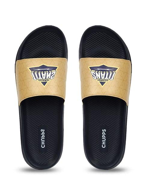 chupps men's gujarat titans beige slides