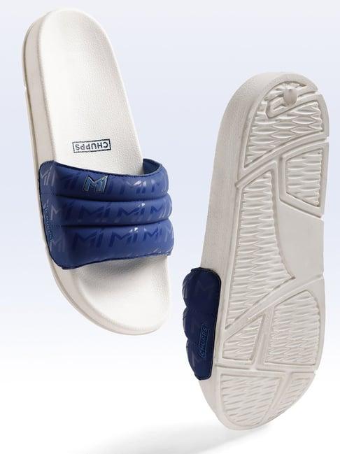 chupps men's mi official blue slides