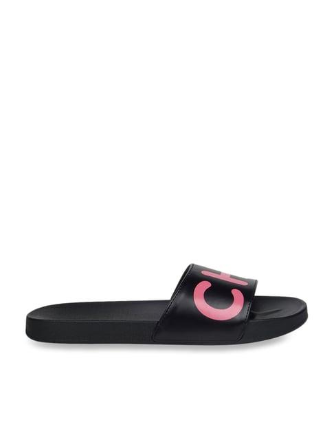 chupps women's black casual sandals