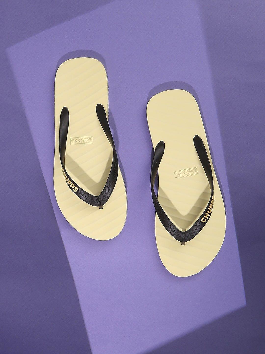 chupps women rubber thong flip-flops