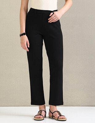 cigarette fit ponte roma trousers