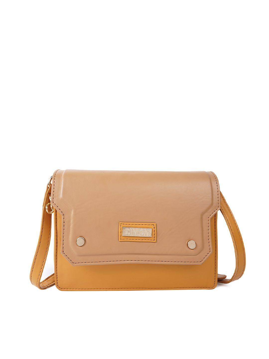 cimoni colourblocked structured sling bag