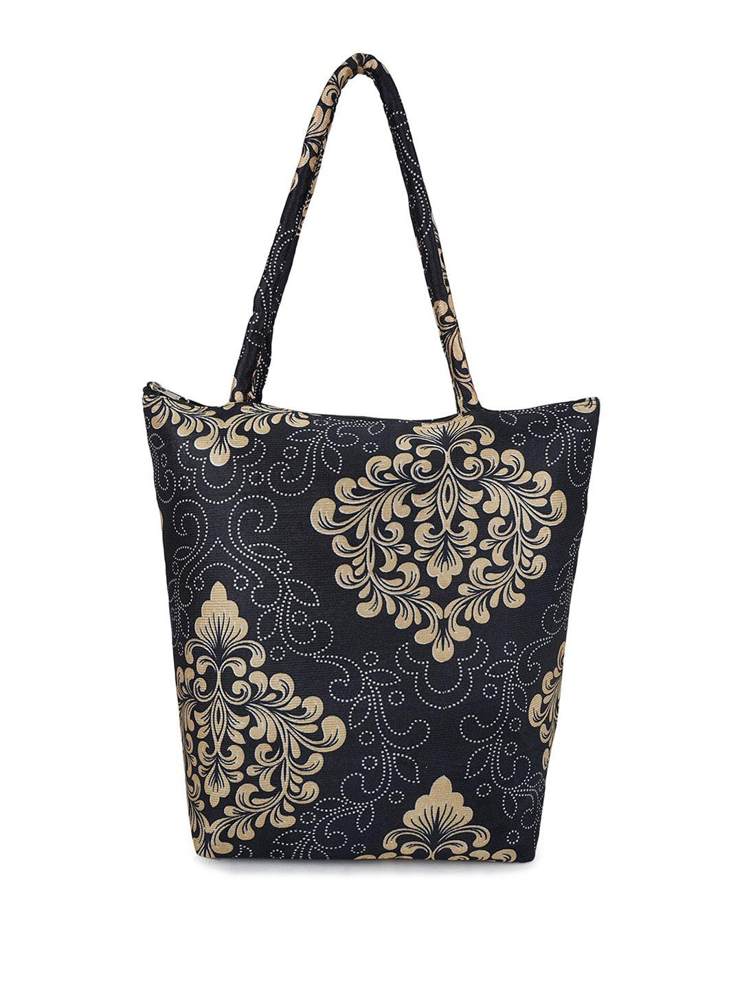 cimoni ethnic motifs printed shopper cotton tote bag