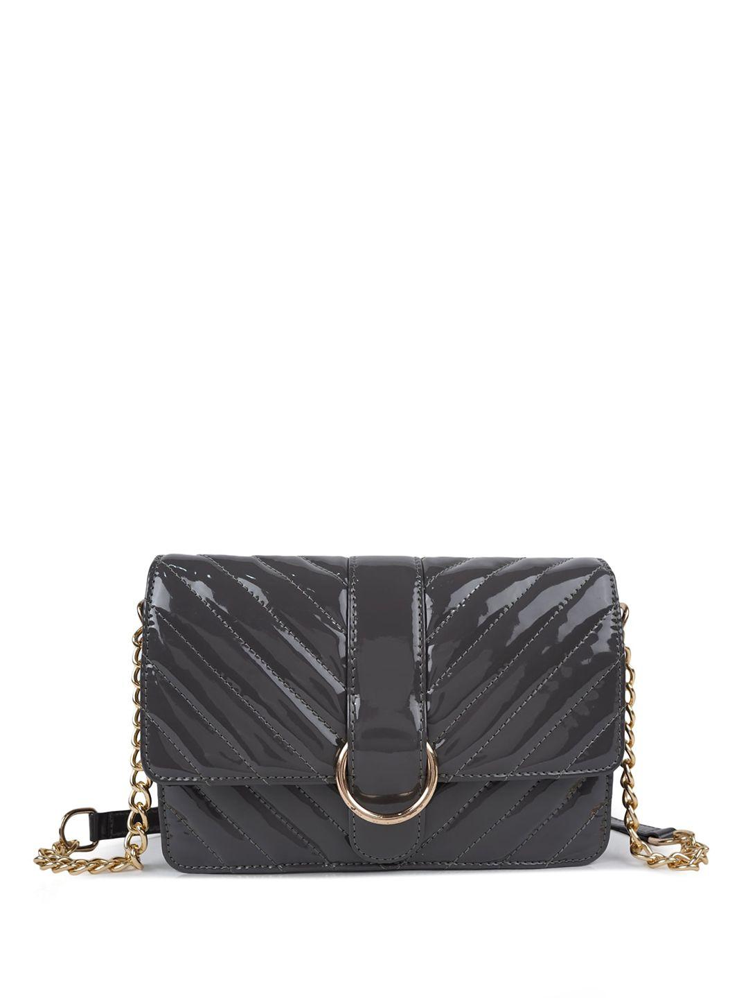 cimoni textured structured sling bag with quilted