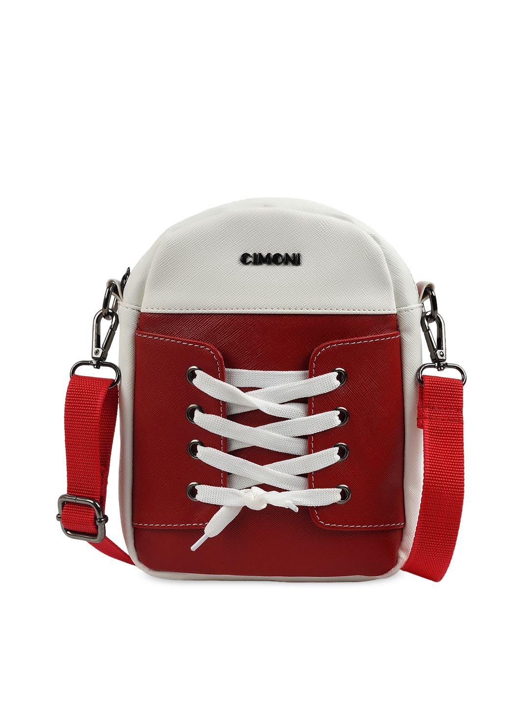 cimoni textured structured sling bag