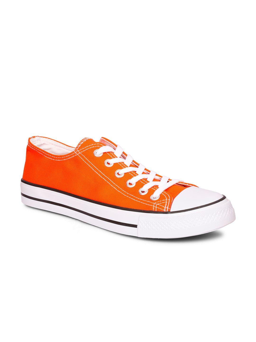 cipramo sports men orange sneakers