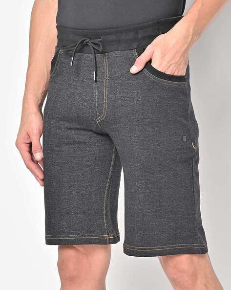 city shorts with drawstring waist