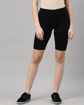 city shorts with elasticated waistband