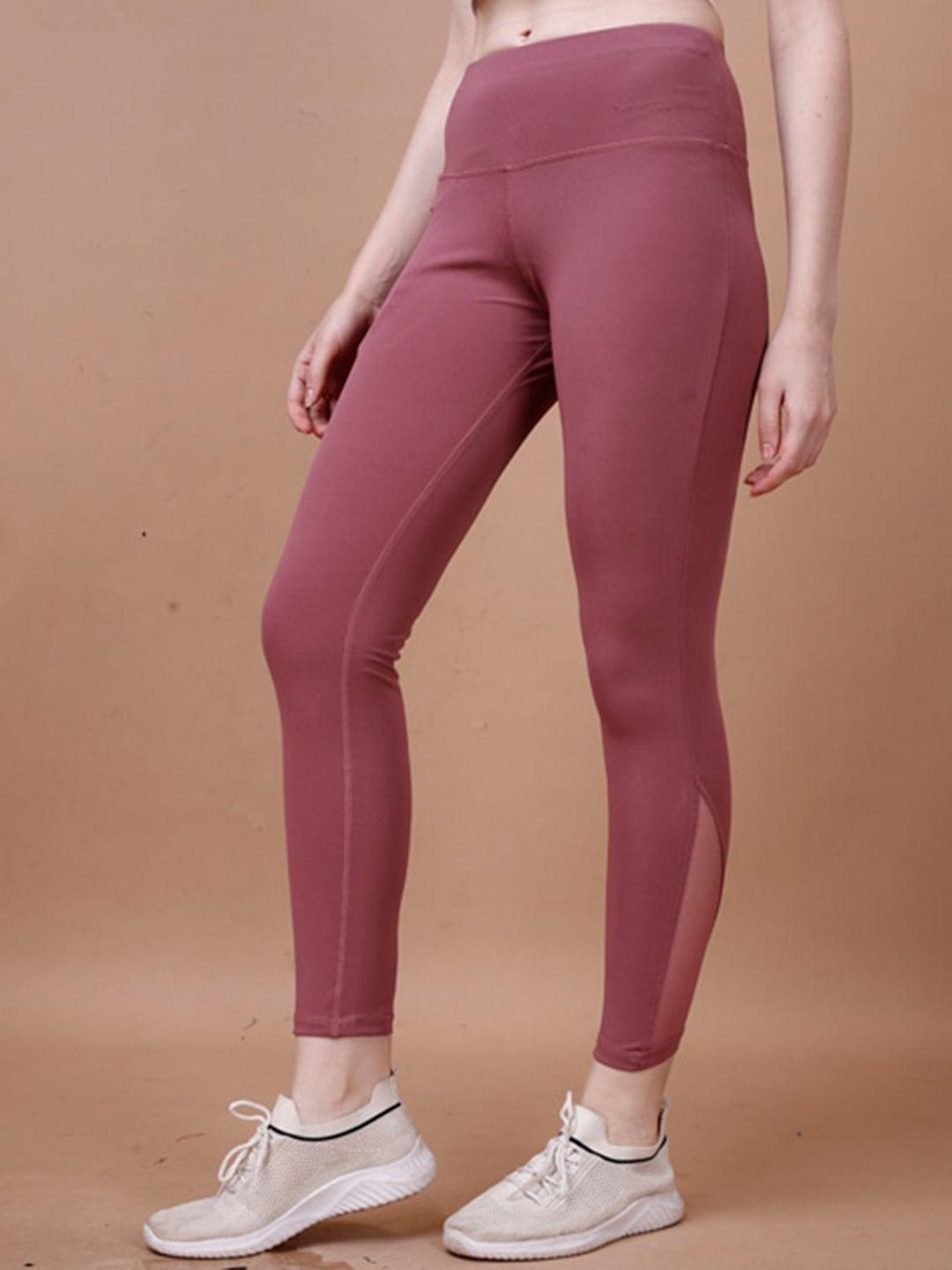 civamee women panelled-detail slim fit yoga track pants