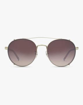 ck 1240k 625 57 s uv-protected oval sunglasses