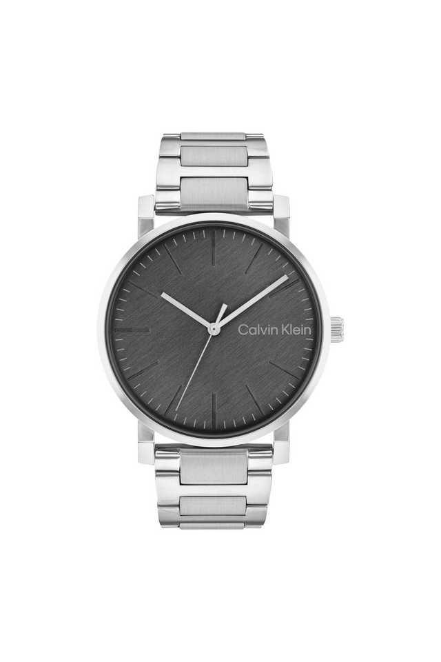 ck slate 43 mm grey stainless steel analog watch for men + 25200256