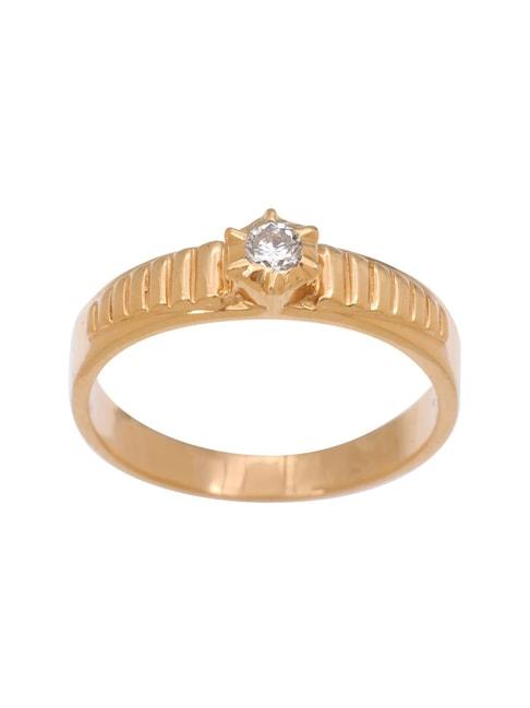 ckc 22k gold & diamond ring for women