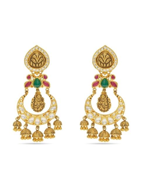 ckc 22k gold earrings for women