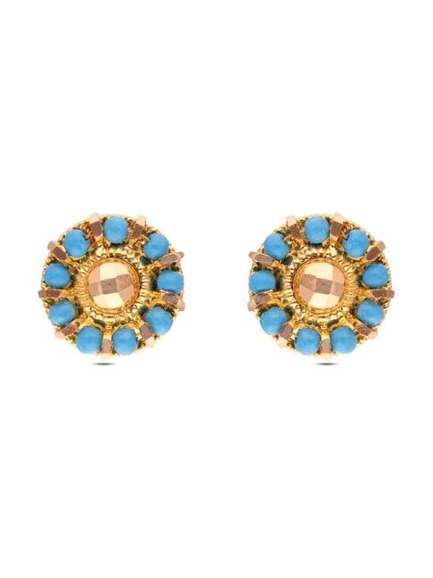 ckc 22k gold earrings for women