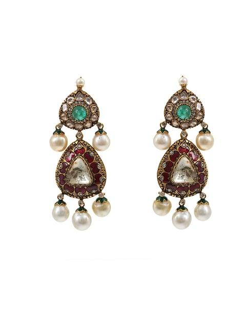 ckc 22k gold heritage earrings for women