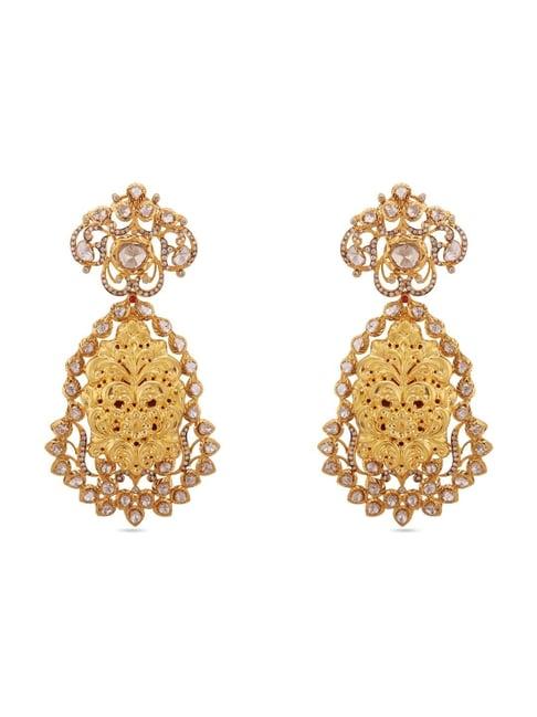 ckc 22k gold heritage earrings for women