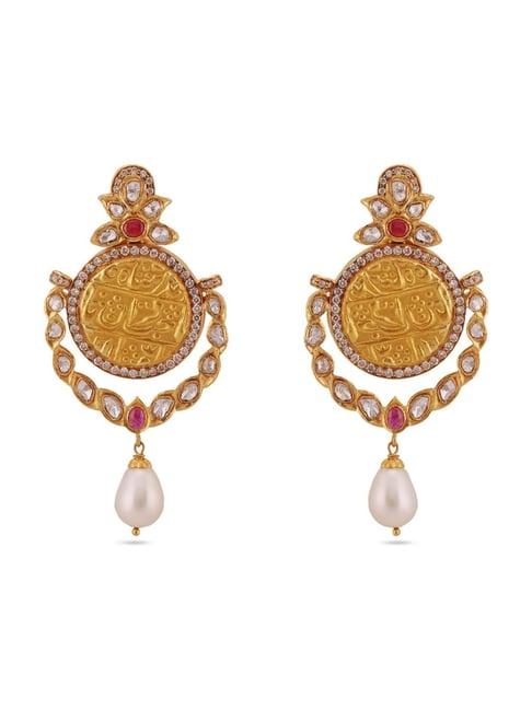 ckc 22k gold heritage earrings for women