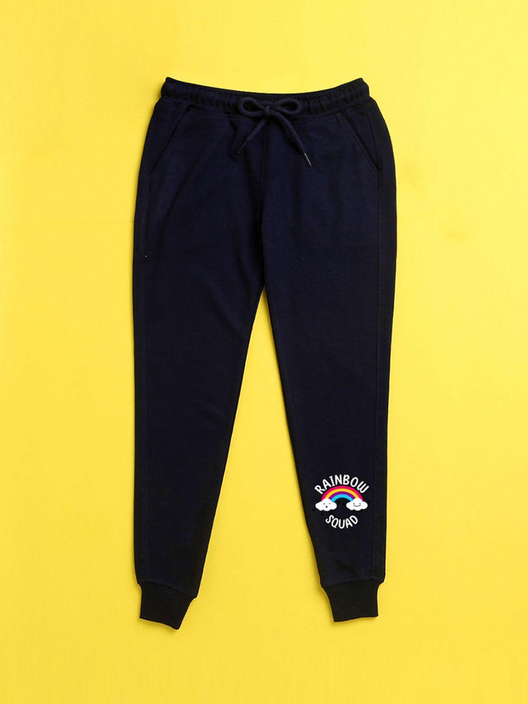 ckids navy blue solid joggers