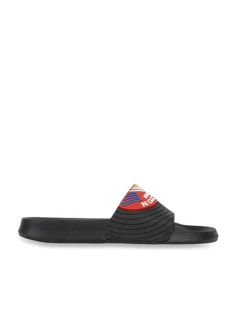 cl sport by carlton london men's black slides