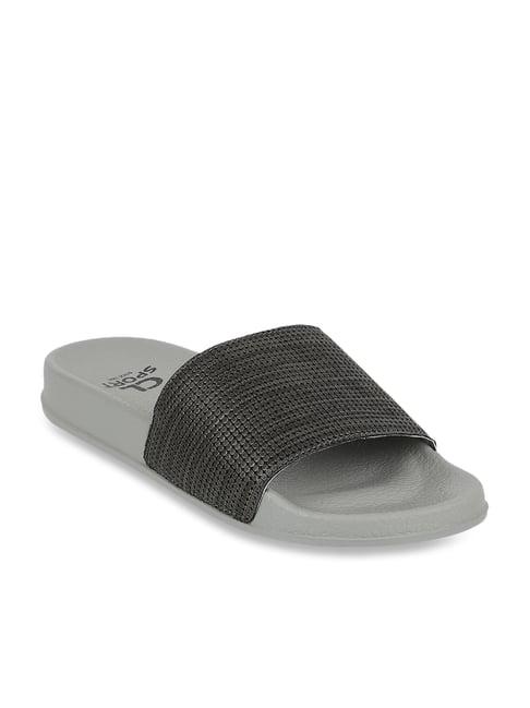 cl sport by carlton london women's grey slides