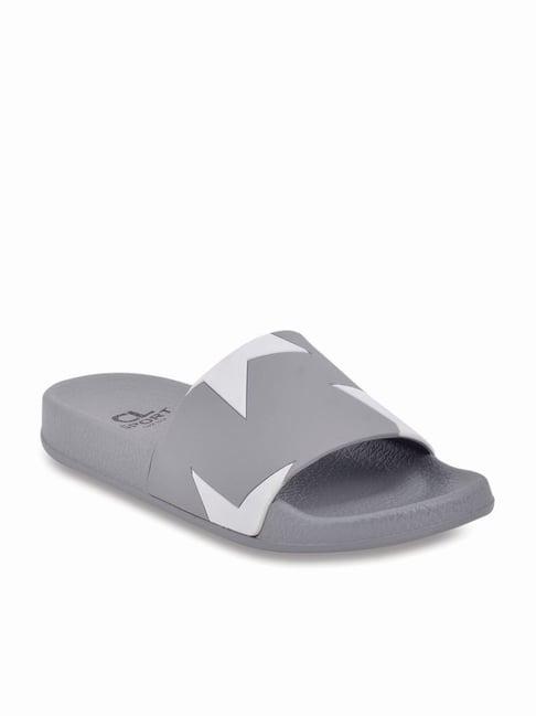 cl sport by carlton london women's steel grey casual sandals